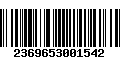 Código de Barras 2369653001542