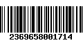 Código de Barras 2369658001714