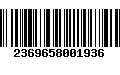 Código de Barras 2369658001936