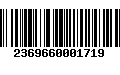 Código de Barras 2369660001719