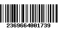 Código de Barras 2369664001739