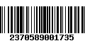 Código de Barras 2370589001735