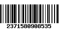 Código de Barras 2371580908535