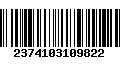 Código de Barras 2374103109822