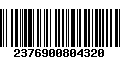 Código de Barras 2376900804320