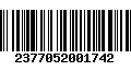 Código de Barras 2377052001742