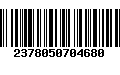 Código de Barras 2378050704680