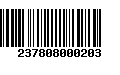 Código de Barras 237808000203