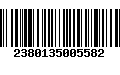 Código de Barras 2380135005582