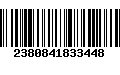 Código de Barras 2380841833448