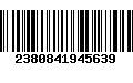 Código de Barras 2380841945639