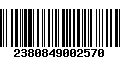 Código de Barras 2380849002570