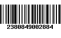 Código de Barras 2380849002884