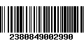 Código de Barras 2380849002990