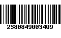 Código de Barras 2380849003409