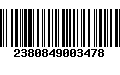 Código de Barras 2380849003478