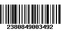 Código de Barras 2380849003492