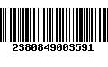 Código de Barras 2380849003591