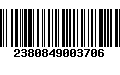 Código de Barras 2380849003706