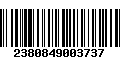 Código de Barras 2380849003737