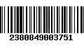 Código de Barras 2380849003751