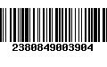 Código de Barras 2380849003904