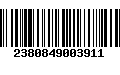 Código de Barras 2380849003911