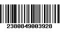 Código de Barras 2380849003928