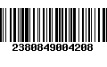 Código de Barras 2380849004208