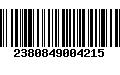 Código de Barras 2380849004215