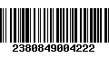 Código de Barras 2380849004222