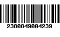 Código de Barras 2380849004239