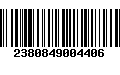 Código de Barras 2380849004406