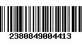 Código de Barras 2380849004413