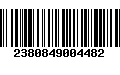 Código de Barras 2380849004482