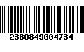 Código de Barras 2380849004734