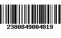 Código de Barras 2380849004819