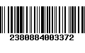 Código de Barras 2380884003372