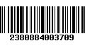 Código de Barras 2380884003709