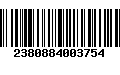 Código de Barras 2380884003754