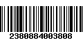 Código de Barras 2380884003808