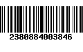 Código de Barras 2380884003846