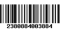 Código de Barras 2380884003884