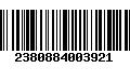 Código de Barras 2380884003921