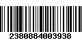 Código de Barras 2380884003938