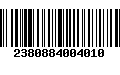 Código de Barras 2380884004010