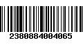 Código de Barras 2380884004065