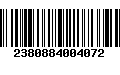 Código de Barras 2380884004072