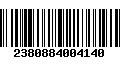 Código de Barras 2380884004140