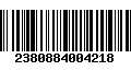 Código de Barras 2380884004218